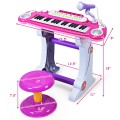 37 Key Electronic Keyboard Kids Toy Piano - Gallery View 16 of 24