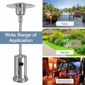 48,000 BTU Stainless Steel Propane Patio Heater with Trip-over Protection - Gallery View 2 of 48