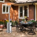 48,000 BTU Stainless Steel Propane Patio Heater with Trip-over Protection - Gallery View 1 of 48