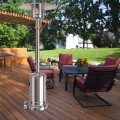 48,000 BTU Stainless Steel Propane Patio Heater with Trip-over Protection - Gallery View 6 of 48