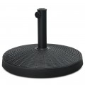 49 LBS Patio Resin Umbrella Base Stand for Outdoor - Gallery View 3 of 12