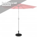 49 LBS Patio Resin Umbrella Base Stand for Outdoor - Gallery View 9 of 12
