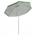 6.5 Feet Beach Umbrella with Sun Shade and Carry Bag without Weight Base - Gallery View 21 of 34