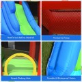Inflatable Bounce House Splash Pool with Water Climb Slide Blower Included - Gallery View 9 of 9