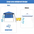 7 x 7 Feet Sland Adjustable Portable Canopy Tent with Backpack - Gallery View 29 of 36