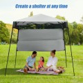 7 x 7 Feet Sland Adjustable Portable Canopy Tent with Backpack - Gallery View 21 of 36