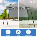 7 x 7 Feet Sland Adjustable Portable Canopy Tent with Backpack - Gallery View 22 of 36