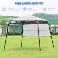 7 x 7 Feet Sland Adjustable Portable Canopy Tent with Backpack - Gallery View 2 of 36