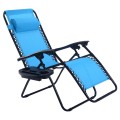 2 Pieces Folding Lounge Chair with Zero Gravity - Gallery View 41 of 55