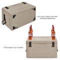 64 Quart Heavy Duty Outdoor Insulated Fishing Hunting Ice Chest