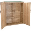 64 Inch Wooden Storage Shed Outdoor Fir Wood Cabinet - Gallery View 8 of 11