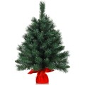 26 Inch Pre-Lit Tabletop Artificial 8 Flash Modes Christmas Tree