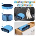 55" PVC Outdoor Foldable Pet and Kids Swimming Pool