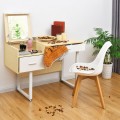 Makeup Table Writing Desk with Flip Top Mirror - Gallery View 1 of 12