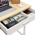 Makeup Table Writing Desk with Flip Top Mirror - Gallery View 11 of 12