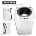 Portable 7.7 lbs Automatic Laundry Washing Machine with Drain Pump - Gallery View 4 of 12