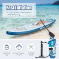 Inflatable Stand Up Paddle Board Surfboard with Aluminum Paddle Pump - Gallery View 2 of 24