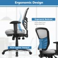 Ergonomic Mesh Office Chair with Adjustable Back Height and Armrests - Gallery View 12 of 24