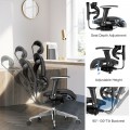 Ergonomic Mesh Adjustable High Back Office Chair with Lumbar Support - Gallery View 7 of 12