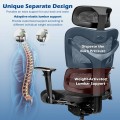 Ergonomic Mesh Adjustable High Back Office Chair with Lumbar Support - Gallery View 9 of 12