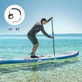 Inflatable Stand Up Paddle Board Surfboard with Aluminum Paddle Pump - Gallery View 20 of 24