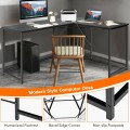 L Shaped Corner Home Office Computer Desk Home - Gallery View 11 of 20