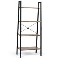 4-Tier Industrial Ladder Shelf with Metal Frame - Gallery View 11 of 11