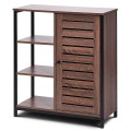 Industrial Bathroom Storage Free Standing Cabinet with 3 Shelves - Gallery View 6 of 12