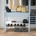 3-in-1 Wood Shoe Rack Ideal for Entryway and Hallway