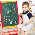 Flip-Over Double-Sided Kids Art Easel - Gallery View 1 of 11