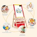 Flip-Over Double-Sided Kids Art Easel - Gallery View 10 of 11