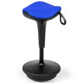 Adjustable Swivel Sitting Balance Wobble Stool Standing Desk Chair - Gallery View 13 of 20