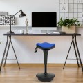 Adjustable Swivel Sitting Balance Wobble Stool Standing Desk Chair - Gallery View 11 of 20