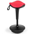 Adjustable Swivel Sitting Balance Wobble Stool Standing Desk Chair - Gallery View 7 of 20