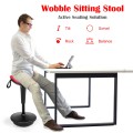 Adjustable Swivel Sitting Balance Wobble Stool Standing Desk Chair - Gallery View 2 of 20