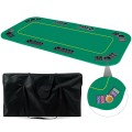 80 Inch x 36 Inch Folding 8 Player Deluxe Texas Poker Table Top with Bag - Gallery View 9 of 10