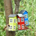 Outdoor Garden Yard  Wild Bird Feeder Weatherproof House - Gallery View 3 of 23