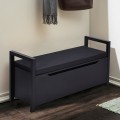 34.5 x 15.5 x 19.5 Inch Shoe Storage Bench with Cushion Seat - Gallery View 6 of 23