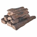 10 Pieces Ceramic Propane Fireplace Imitation Wood - Gallery View 3 of 10