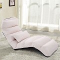 Folding Lazy Sofa Couch with Pillow - Gallery View 1 of 32