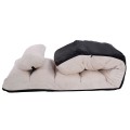 Folding Lazy Sofa Couch with Pillow - Gallery View 6 of 32