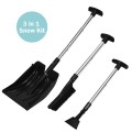 3-in-1 Snow Shovel with Ice Scraper and Snow Brush - Gallery View 11 of 12