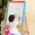 Adjustable 2 In 1 Wooden Easel Drawing Board