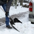 3-in-1 Snow Shovel with Ice Scraper and Snow Brush - Gallery View 1 of 12