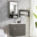 Modern Wall-mounted Bathroom Vanity Sink Set - Gallery View 1 of 12