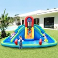 Kids Inflatable Water Slide Bounce House with Carrying Bag Without Blower