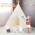 Kids Lace Teepee Tent Folding Children Playhouse with Bag - Gallery View 10 of 12