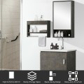 Modern Wall-mounted Bathroom Vanity Sink Set - Gallery View 8 of 12