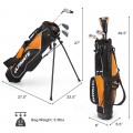 Set of 5 Ultimate 31 Inch Portable Junior Complete Golf Club Set for Kids Age 8+ - Gallery View 16 of 24