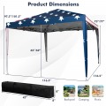 Outdoor 10’ x 10’ Pop-up Canopy Tent Gazebo Canopy - Gallery View 4 of 10